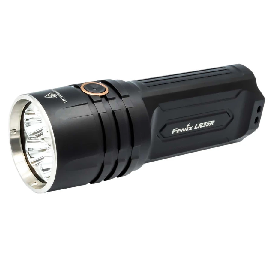 Тактичний акумуляторний ліхтар Fenix LR35R 10000лм Type-C (Чорний)