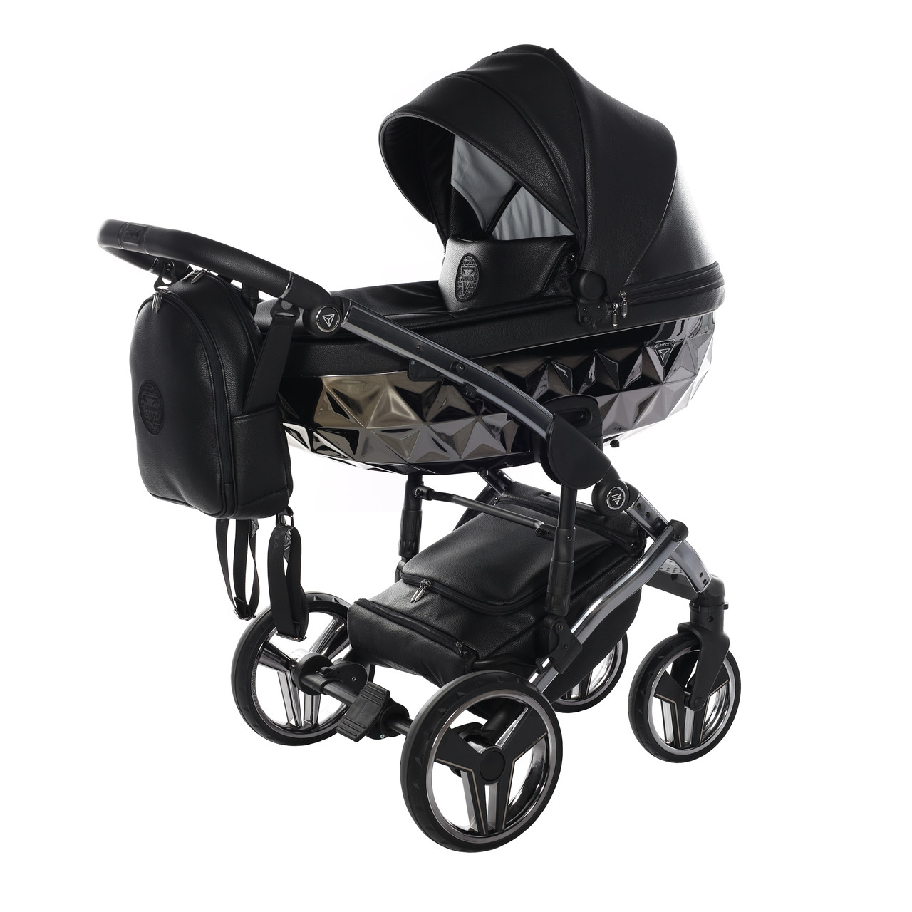 Коляска 2 в 1 Junama Hand Craft 04 - black