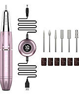 Новый Электрическая пилочка для ногтей 35000 об/мин, Enniewi Nail Drill Professional со светодиодным экраном