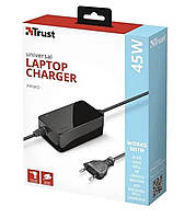 Адаптер для ноутбука Trust Primo 45W Новый Universal Laptop Charger BLACK