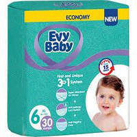 Подгузники детские Evy Baby Эви Беби Junior джуниор 6 (16+ кг), 30шт.
