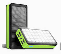 Солнечное зарядное устройство PS000 30000 мАч Power Bank Кемпинг Водонепроницаемый