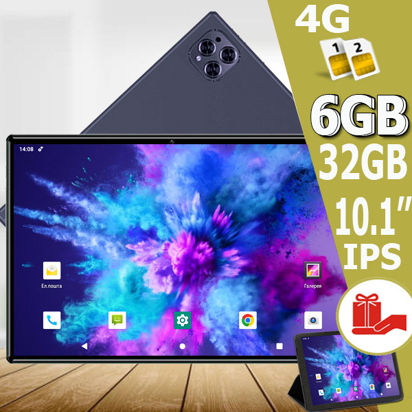 Планшет телефон Adronix Power TAB 10 LTE 6/32 DUAL SIM 10.1" IPS + Чохол-книжка!