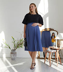 Літня спідниця для вагітних Vilnius розмір S/M Lullababe Денім