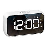 Будильники LATEC Прикроватные цифровые часы со светодиодным дисплеем 40 звуков будильника