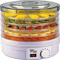 Електрична сушарка Zepline ZP-029 дегідратор сушіння для овочів та фруктів з терморегулятором 5 секцій.Сушарка для фруктів