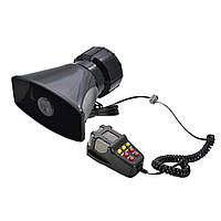 СТОК Полицейская сирена Safego Speaker Car Pa System, Dc12v 100w 7 тонов