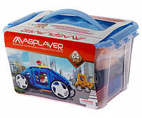 MagPlayer Конструктор магнітний 64 од. (MPT-64)