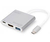 Digitus USB Type-C Multi Adapter 4K 30Hz HDMI, USB 3.0, USB-C