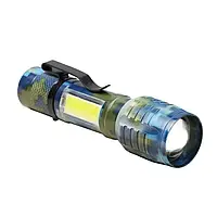 Ліхтарик ручний акумуляторний тактичний P511M-P50 zoom + microUSB (5 режимів)