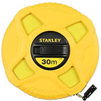 Рулетка Stanley Longtape Fiberglass, ударопрочный корпус из ABS-пластика, 30м х 12.7мм