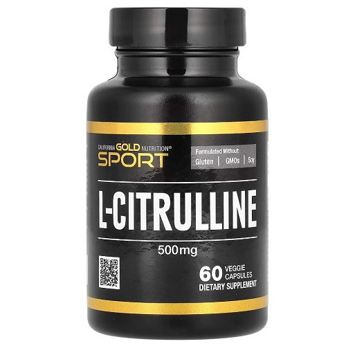 L-цитрулін California Gold Nutrition L-Citrulline 500 mg (60 капсул.), фото 1