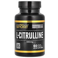 L-цитруллин California Gold Nutrition L-Citrulline 500 mg (60 капсул.)