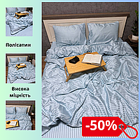 Полисатиновое постельное белье высокого качества Однотонное постельное белье для всей семьи полисатин Двуспальный