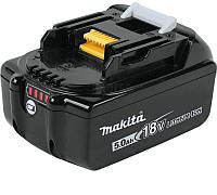 Аккумулятор Makita BL1850B, LXT, Li-Ion, 18В, 5Ач, индикация разряда, 0,68кг