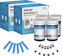Тест-полоски Sinocare Safe AQ Pro I для глюкометра