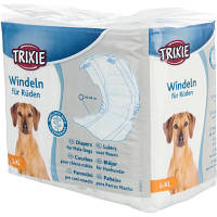 Оригінал! Подгузники для животных Trixie для собак (кобелей) L-XL 60-80 см 12 шт (4011905236438) | T2TV.com.ua