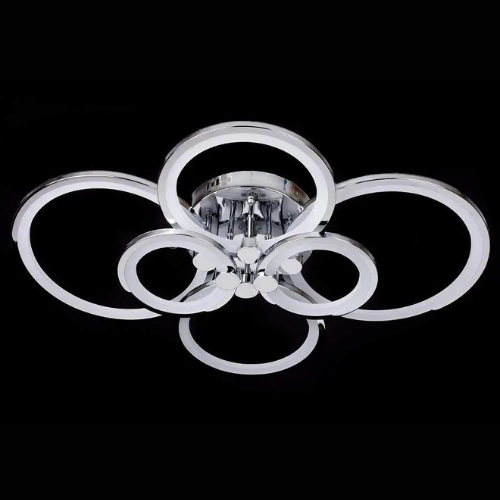 Велика Led люстра хром SVET 192W до 30 м² колір Хром SL-5332/2+2+2 CR