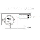 Usmart Sensor Microwave UEH-M (RF + Dim + 220V + 0/1-10V) Мікрохвильовий датчик руху для освітлення, фото 3