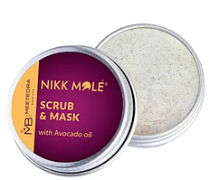 Скраб-маска для брів Nikk Mole з олією авокадо 40 г