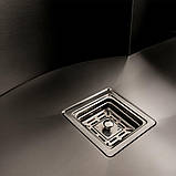 Кухонна мийка Platinum Handmade 7546 PVD чорна з підставкою для ножів 3.0/1.0, фото 7