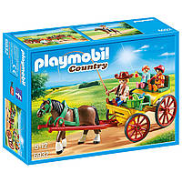 Игровой набор Playmobil конструктор Country Гужевая повозка 9 деталей