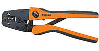 Клещи обжимные Neo Tools, для неизолированных наконечников 0.25-4мм кв., 250мм