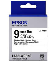 Картридж с лентой Epson LK3WBN принтеров LW-300/400/400VP/700 Std Blk/Wht 9mm/9m