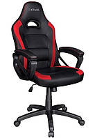 Кресло Trust GXT 701 RYON, ПУ кожа, Foldable Armrests, красный