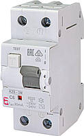 Дифференциальный выключатель ETI, KZS-2M C 6/0,03 тип AC (10kA)