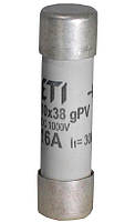 Предохранитель ETI, CH 10x38 gPV 20A 1000V (30kA)