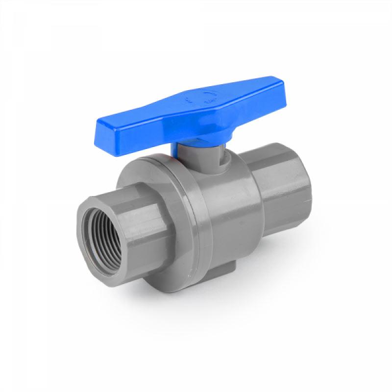 Кран шаровой равнопроходный, РО 3/4", для труб ПВХ PN10 ...