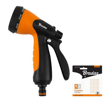 8-функціональний пістолет для поливу, BLACK LINE, ECO-2068, фото 2