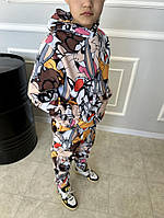 Дитячій спортивний костюм комбінований | 29-025