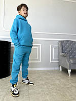 Голубой детский спортивный костюм.29-003