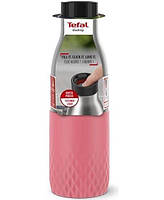 Термобутылка Tefal Bludrop, 500 мл, диам70, t холл. 24г, гар.12г, нерж.сталь+пластик, розовый