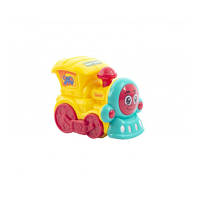 Оригінал! Развивающая игрушка Baby Team инерционный поезд желтый (8620_паровозик_желтый) | T2TV.com.ua