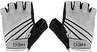 Перчатки велосипедные Neo Tools, синтетическая кожа, противоскользящие, антивибрационные набивки, р. XL, белый
