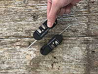 Стругачка для ножів кишенькова, EDC точилка керамічна для ножів. кишенькова міні точила вольфрамова