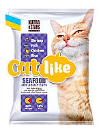 Сухой корм Nutra 5 Stars Cat like Seafood для котов с креветкой, курицей, рыбой и рисом 10 кг