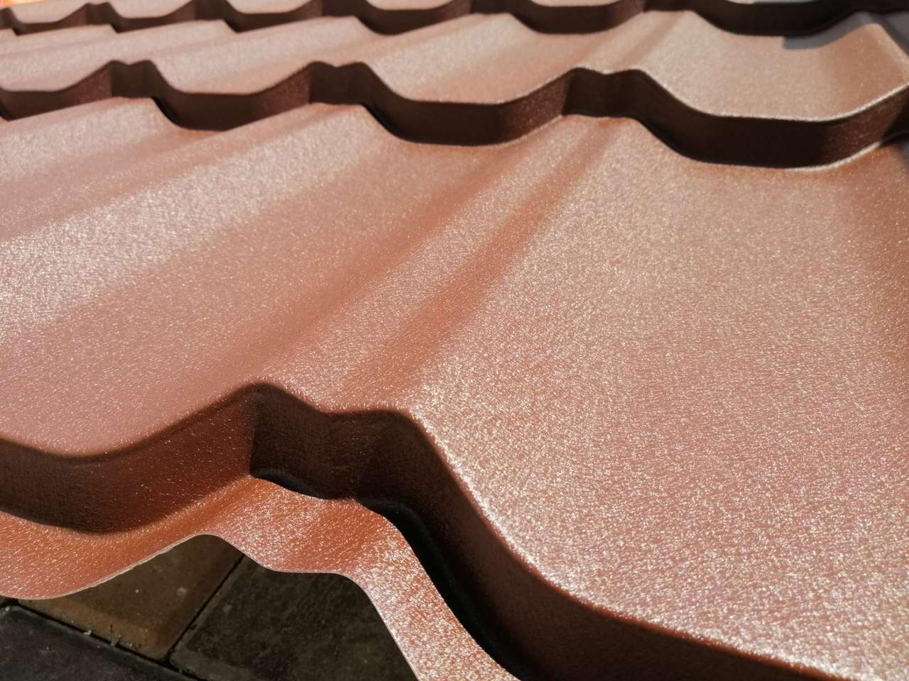 Металочерепиця Будсервіс ЕРА (висота штамповки -15мм\25мм\30мм) 0.45мм мат  Arvedі Італія  Гарантія 10 років, фото 1