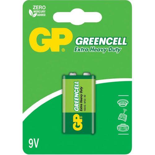 Батарейка сольова GP 1604G-U1 Greencell 6F22 9V крона (блістер)