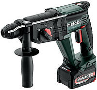 Перфоратор Metabo KH 18 LTX 24 аккумуляторный, Li-Power, 18В 2*5.2Ач, SDS-plus, 2.1Дж, 3 режима, 0-1400об/мин,