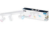Светильник точечный накладной умный WiZ IMAGEO Spots, 3х5W, 2200-6500K, RGB, Wi-Fi, белый