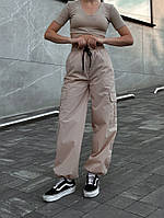 Штани жіночі Reload - Cargo, бежевий