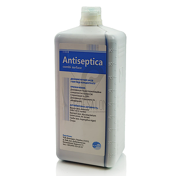 Антисептика комбі сурфейс для дезінфекції поверхонь та обладнання, стерилізації інструментів, концентрат, 1000 мл