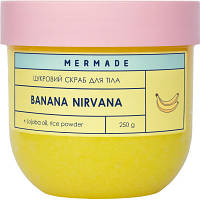 Оригінал! Скраб для тела Mermade Banana Nirvana Сахарный 250 г (4820241303731) | T2TV.com.ua