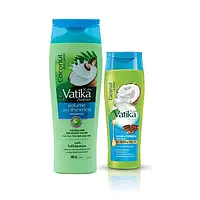 Шампунь Ватика Дабур объем и густота Dabur Vatika Volume & Thickness, 400мл + 200мл