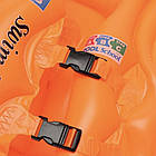 Дитячий надувний жилет для плавання, від 3 до 10 років, Помаранчевий / Рятувальний жилет для дітей / Надувна жилетка, фото 7