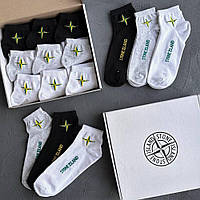 Подарунковий набір шкарпеток у стилі Stone Island 9 пар 40-45 розмір